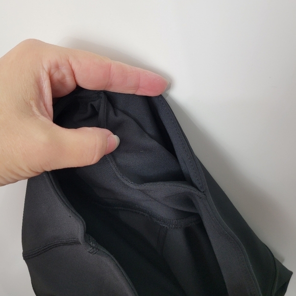 NWT Bloomingdale's Exclusive Aqua High Rise Split Hem Bootcut Leggings Black - Picture 10 of 10